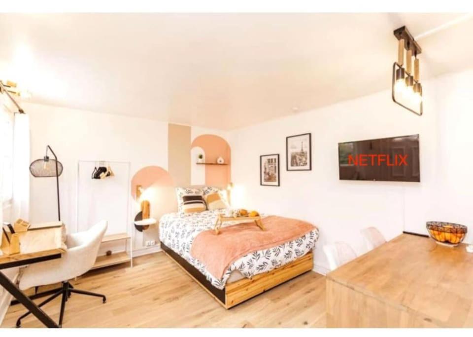 Charmant Studio Lumineux Calme Asnières Dış mekan fotoğraf